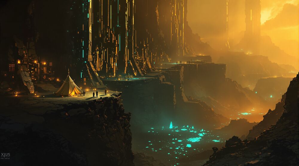 The Nexus — the safe hub above the Wreck